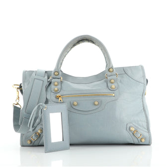 Balenciaga City Giant Studs Bag Leather Medium
