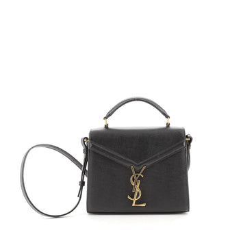 Saint Laurent Cassandra Top Handle Bag Leather Mini