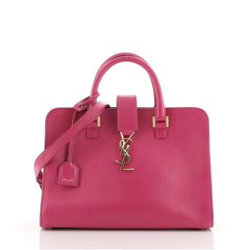Saint Laurent Monogram Cabas Leather Small
