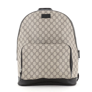 Gucci Zip Pocket Backpack GG Coated Canvas Medium