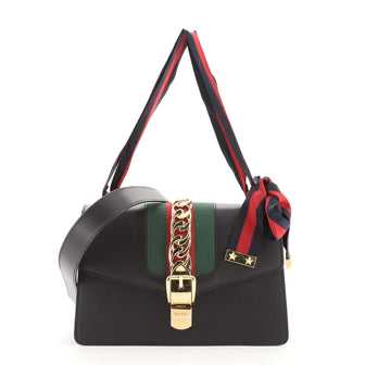 Gucci Sylvie Shoulder Bag Leather Small