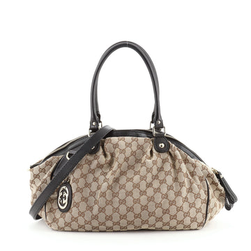 Gucci Sukey Boston Bag GG Canvas