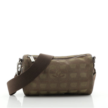 Chanel Travel Line Barrel Bag Nylon Small