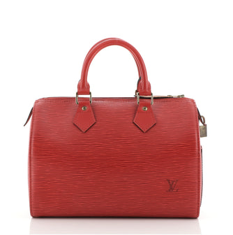 Louis Vuitton Speedy Handbag Epi Leather 25