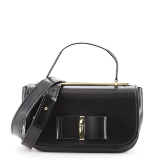 Salvatore Ferragamo Anna Vara Top Handle Bag Leather Medium
