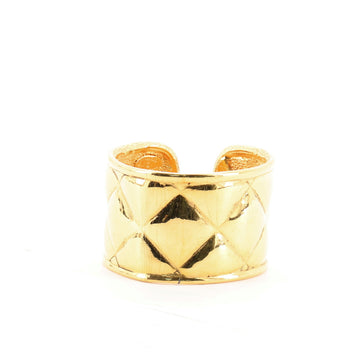 Chanel Vintage Quilt Cuff Bracelet Metal