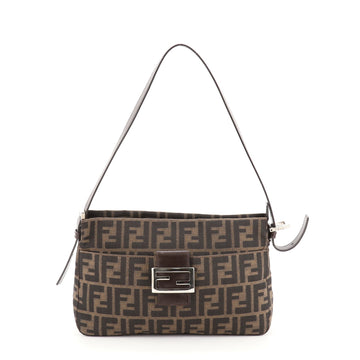Fendi Vintage Shoulder Bag Zucca Canvas Medium
