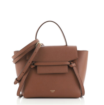 Celine Belt Bag Textured Leather Micro