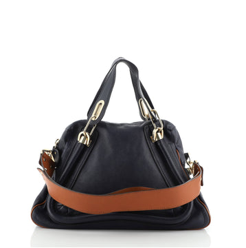 Chloe Paraty Military Top Handle Bag Leather Medium
