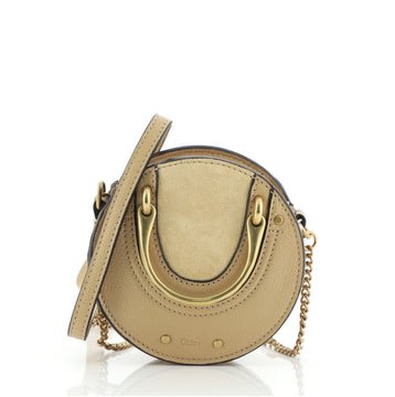 Chloe Pixie Crossbody Bag Leather with Suede Mini