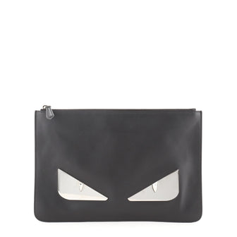 Fendi Monster Pouch Leather Large