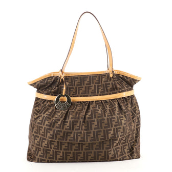Fendi Chef Shoulder Bag Zucca Nylon Large