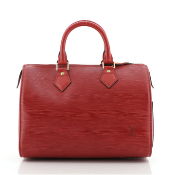 Louis Vuitton Speedy Handbag Epi Leather 25