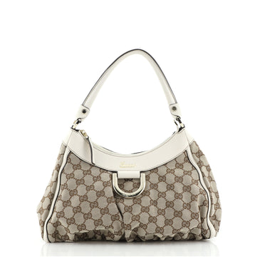 Gucci D Ring Hobo GG Canvas Small