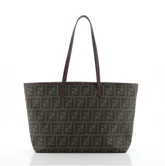 Fendi Roll Tote Zucca Coated Canvas Medium