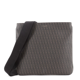 Saint Laurent Flat Messenger Bag Monogram Canvas Small