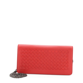 Bottega Veneta Wallet on Chain Intrecciato Nappa