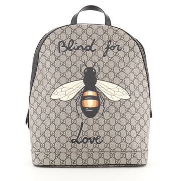 Gucci Zip Around Backpack Printed GG Coated Canvas Medium