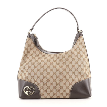 Gucci Lovely Hearts Hobo GG Canvas Medium