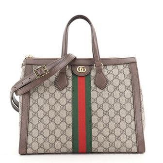 Gucci Ophidia Top Handle Tote GG Coated Canvas Medium