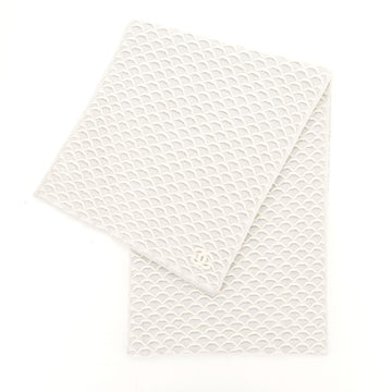 Chanel Woven CC Scarf Cashmere Blend