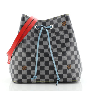 Louis Vuitton NeoNoe Handbag Limited Edition Colored Damier MM