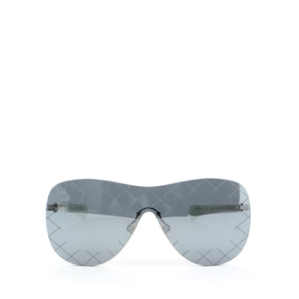 Chanel Runway Shield Sunglasses Acetate and Metal