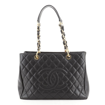 Chanel Grand Shopping Tote Quilted Caviar