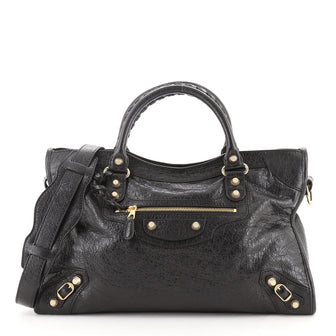 Balenciaga City Giant Studs Bag Leather Medium