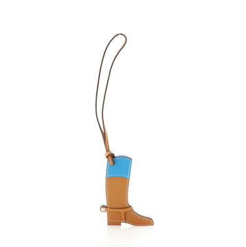 Hermes Paddock Boot Bag Charm Leather