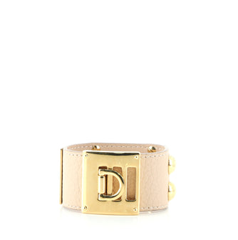 Louis Vuitton So LV Cuff Bracelet Cufflinks Leather and Metal