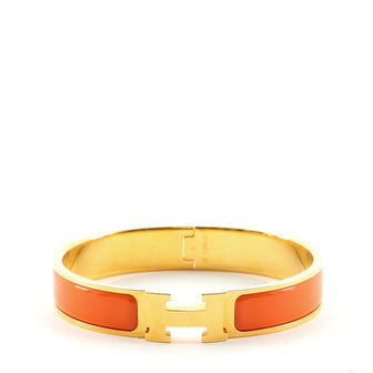 Hermes Clic H Bracelet Enamel Narrow
