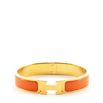 Hermes Clic H Bracelet Enamel Narrow