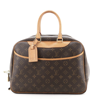 Louis Vuitton Deauville Handbag Monogram Canvas