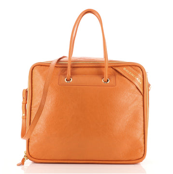 Balenciaga Blanket Square Bag Leather Large
