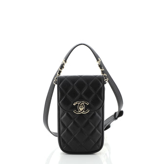 Chanel Belt You Can Phone Waist Bag Quilted Lambskin