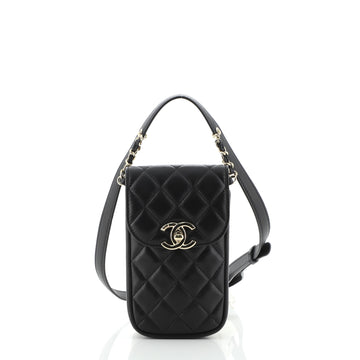 Chanel Belt You Can Phone Waist Bag Quilted Lambskin