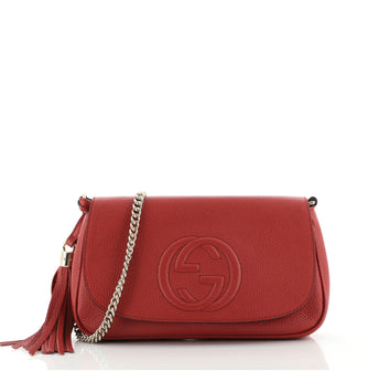 Gucci Soho Chain Crossbody Bag Leather Medium