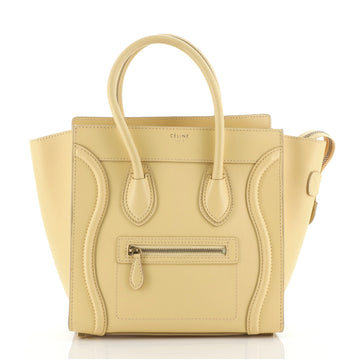 Celine Luggage Bag Smooth Leather Micro