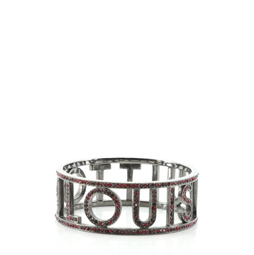 Louis Vuitton 1001 Nuits Nights Bangle Bracelet Crystal Embellished Metal