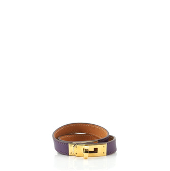 Hermes Kelly Double Tour Bracelet Leather