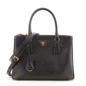 Prada Galleria Double Zip Tote Saffiano Leather Medium