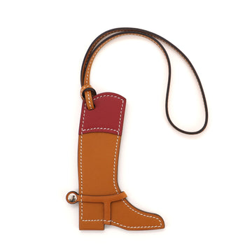 Hermes Paddock Boot Bag Charm Leather