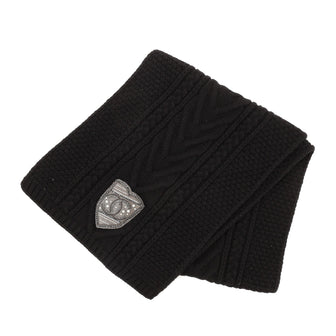 Chanel Patch Scarf Knit Cashmere