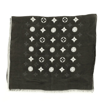 Louis Vuitton Scarf Monogram Print Silk