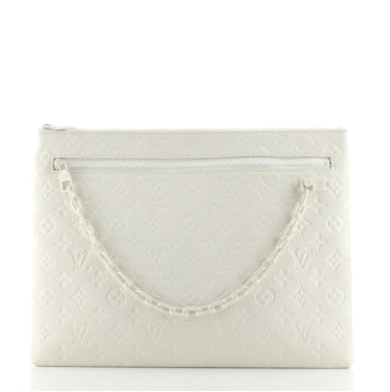 Louis Vuitton A4 Pouch Monogram Taurillon Leather