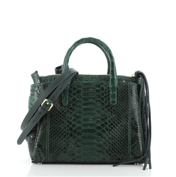 Nancy Gonzalez Cristie Tote Python with Crocodile Small