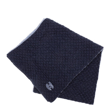 Chanel Woven CC Scarf Cashmere and Silk