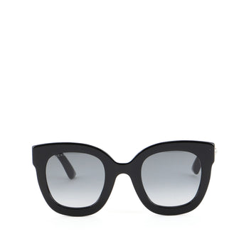 Gucci GG Star Cat Eye Sunglasses Embellished Acetate