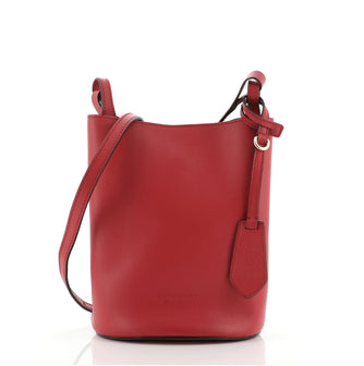 Burberry Lorne Bucket Bag Leather Small
